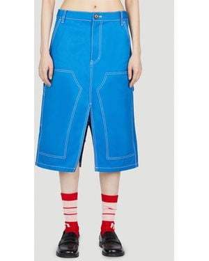 MERYLL ROGGE Workwear Skirt - Blue