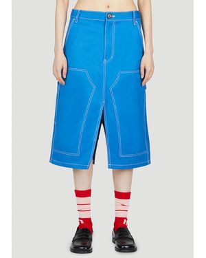 MERYLL ROGGE Workwear Skirt - Blue