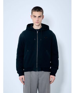 Prada Denim Hooded Jacket - Blue
