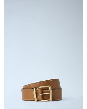 Miu Miu Leather Belt - Blue
