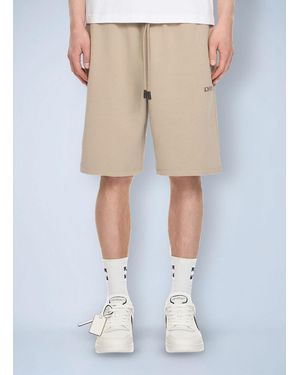 Off-White c/o Virgil Abloh Heraldic Arrow Skate Sweatshort - Natural
