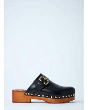 Chloé Chloã Jeanette Wedge Clog - White