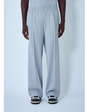 Gucci Logo Motif Track Trousers - Blue