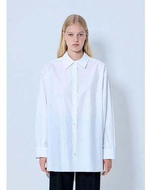 The Row Luka Cotton Shirt - White