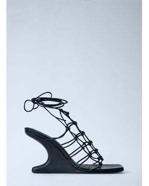 Rick Owens Web Cantilever 8 Sandals - White