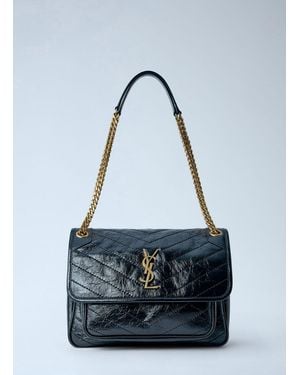 Saint Laurent Niki Medium Vintage Shoulder Bag - Blue