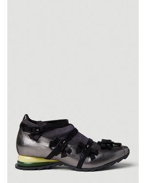 Kiko Kostadinov Ribbon Hybrid Trainers - Black