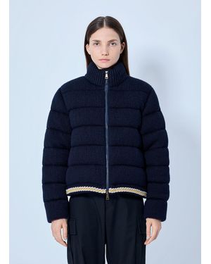 Moncler Padded High-neck Jacket - Blue