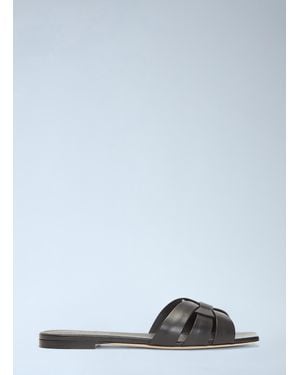 Saint Laurent Tribute Sandals - Black