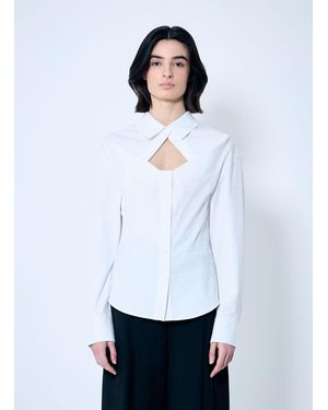 Alexander Wang Deconstructed Button-Down Shirt - White