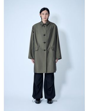 Maison Margiela Oversized Reversible Coat - Blue