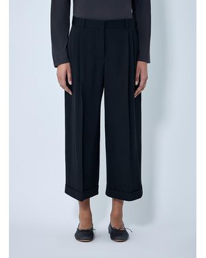 The Row Lior Cropped Pants - Blue