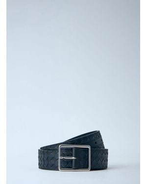 Bottega Veneta Intrecciato Piccolo Belt - Blue