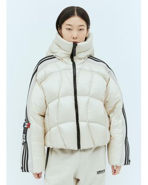 Moncler x adidas Originals Funise Short Down Jacket - Grey