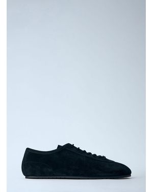 Dries Van Noten Suede Trimmed Trainers - Black