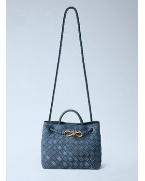 Bottega Veneta Small Andiamo Handbag - Blue