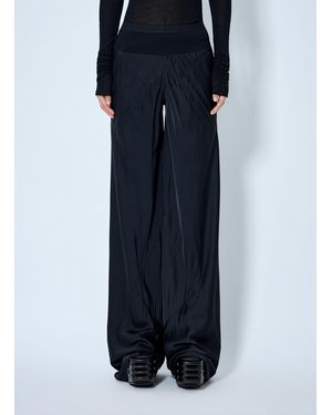 Rick Owens Bias Wide-Leg Trousers - Blue