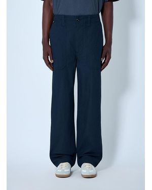 Margaret Howell Wide-Leg Utility Pants - Blue