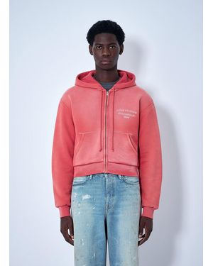 Acne Studios Zip-Up Hoodie - Red