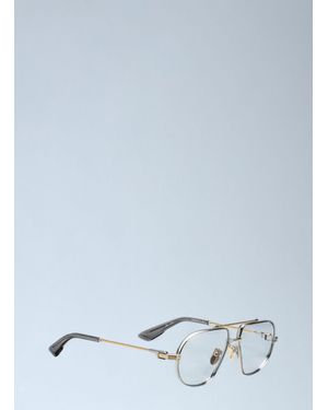 Jacques Marie Mage Hollywood Aviator Glasses - Blue