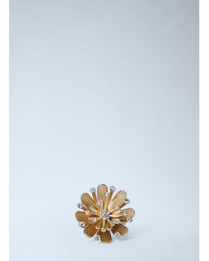 Miu Miu Mental Ring With Crystals - Blue