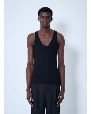 Saint Laurent Knit Tank Top - Blue
