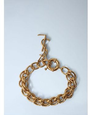 Saint Laurent Rope Bracelet - Blue