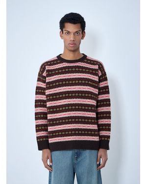 Miu Miu Fairisle Jumper - Red