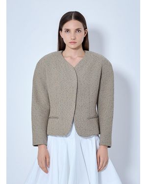 Jacquemus La Petite Veste Ovalo Blazer - Grey