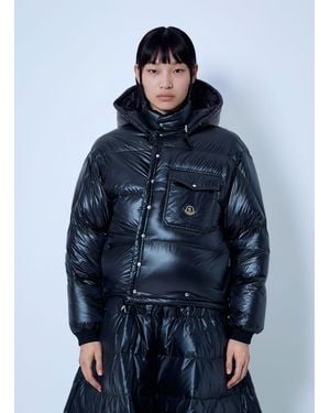 Moncler Karakorum Hooded Short Down Jacket - Blue