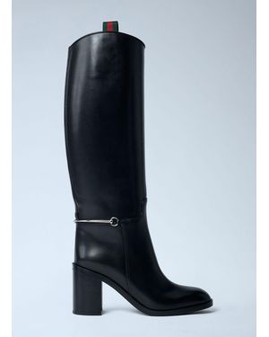Gucci Slim Clamp Boots - Blue