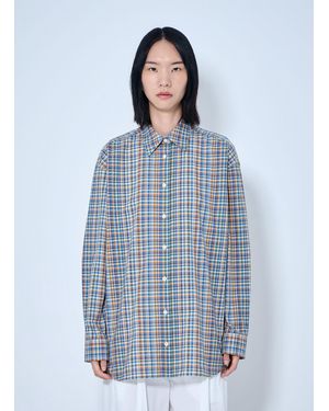 TOTEME Classic Check Shirt - Blue