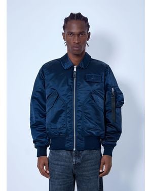 Alpha Industries Cwu-45/P Base Uv Loose Bomber Jacket - Blue