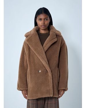 Max Mara Dramma Short Coat - Brown