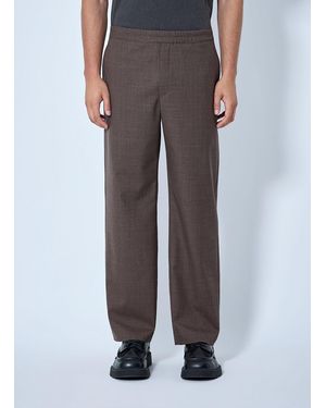 The Row Ari Wool Wide-Leg Trousers - Grey
