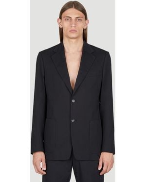 Lanvin Patch Pockets Blazer - Grey