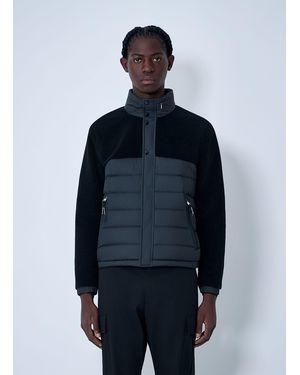 Moncler Mistral Teddy Short Jacket - Blue