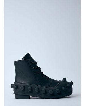 Walter Van Beirendonck Leather Boom Boots - Blue