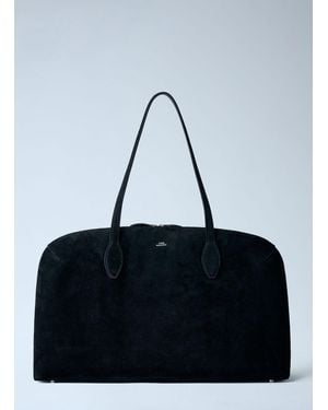 TOTEME Suede Day Tote Bag - Blue