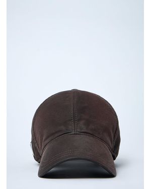 Prada Logo Plaque Baseball Cap - Brown