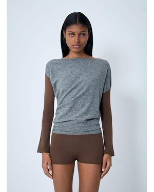 Kiko Kostadinov Heiss Knit Bodysuit - Blue