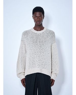 Homme Plissé Issey Miyake Risotto Knit Top - White