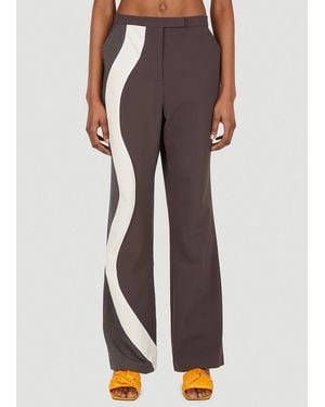 Ahluwalia Expressive Tailored Pants - Brown