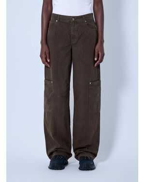 Moncler Cargo Pants With Patch Pockets - Brown