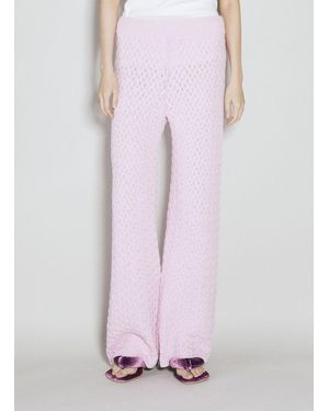 Isa Boulder Cableweave Pants - Pink