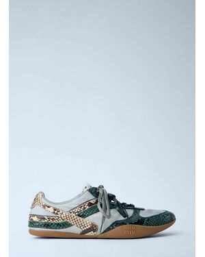 Miu Miu Gymnasium Trainers - Green