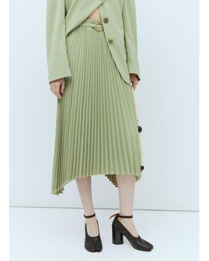 Rejina Pyo Dilan Pleated Skirt - Green
