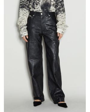 Eytys Benz Croco Trousers - Black