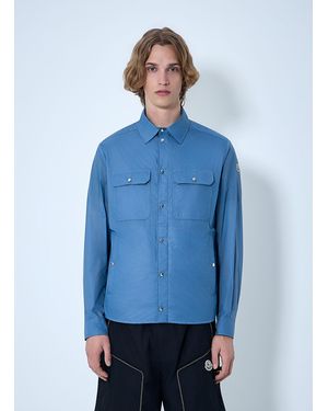 Moncler Technical Ripstop Overshirt - Blue