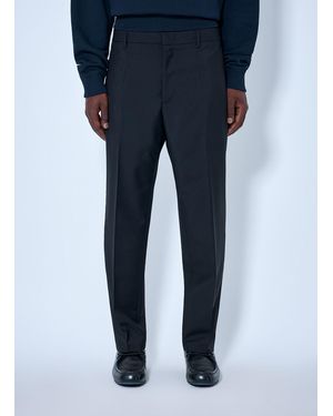 Jil Sander Tapered Cropped-Leg Trousers - Blue